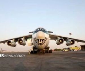 ورود هواپیمای آب‌پاش به اهواز برای مهار آتش‌سوزی هورالعظیم