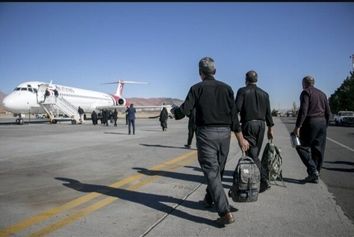 سفر هوایی ۷۲۱۰ زائر به عتبات عالیات ۶۵۳۳ زائر بازگشتند  
