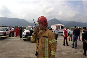 برگزاری تمرین کامل طرح اضطراری در فرودگاه شهدای رامسر