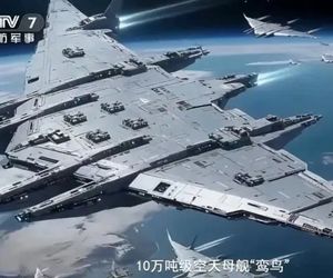 طرح مفهومی 
ناو علمی‌تخیلی برای حمل جنگنده در فضا