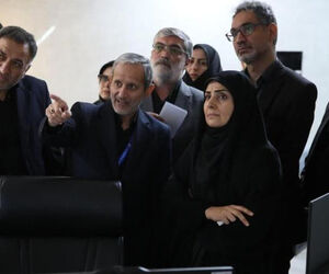 بازدید وزیر راه و شهرسازی از فرودگاه شهید هاشمی‌نژاد مشهد

