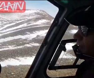 عملیات ژئو فیزیک هوایی استان خراسان شمالی با مشارکت شرکت هلیکوپتری ایران و سازمان های زمین شناسی و اکتشافات معدنی کشور