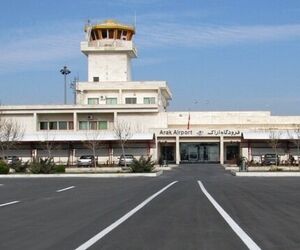 برگزاری مانور حریق در فرودگاه اراک
