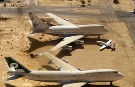 دو بوئینگ ۷۴۷ عراقی سه دهه است در فرودگاه توزر تونس رها شده‌اند
