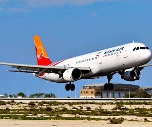 بازگشت هواپیمای ایرباس A321 هواپیمایی کیش به ناوگان عملیاتی شرکت