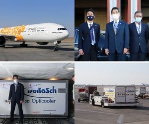 ورود اولین قسمت از محموله واکسن اهدایی از ژاپن به ایران