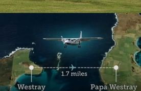 کوتاه‌ترین پرواز تجاری جهان؛ تنها ۵۳ ثانیه در آسمان!