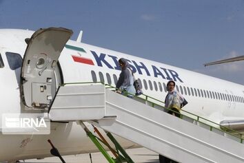 بازگشت پرواز تهران _ کیش به مهر‌آباد
 به دلیل بدی آب و هوای مقصد