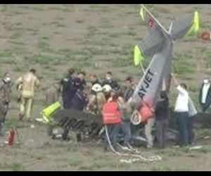 سقوط هواپیمای آموزشی در استانبول ترکیه