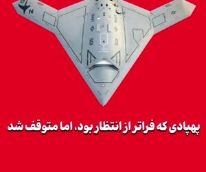 پهپادی که فراتر از انتظار بود، اما متوقف شد