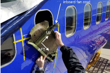 شکستن پنجره هواپیما و مرگ دلخراش یک زن در پرواز +فیلم