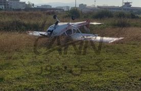 اختصاصی | خروج هواپیمای فوق‌سبک از باند فرودگاه نوشهر