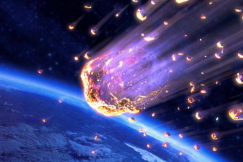 تصاویرآخر الزمانی با سقوط شهاب سنگ در استانبول + فیلم