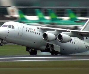 هواپیمایی که از فرود می ترسد