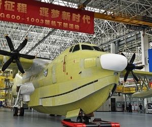 هواپیمای غول‌پیکر دوزیست چینی با موفقیت آزمایش شد