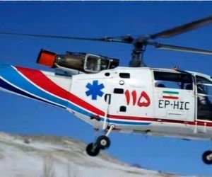 بالگرد اورژانس هوایی یاسوج نجات بخش ۲ مصدوم