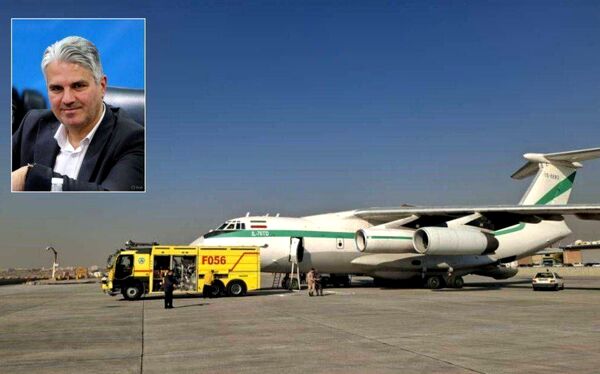 آبگیری ۱۴ فروند هواپیمای ایلوشن در فرودگاه مهراباد