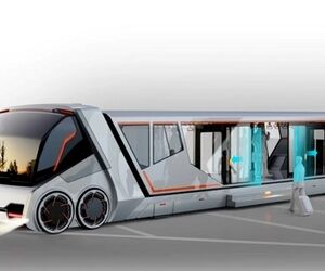 اتوبوس هیدرولیک مسافران را مستقیماً وارد هواپیما می‌کند