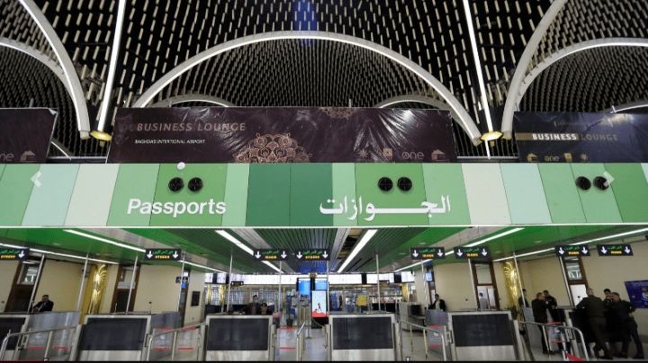 توقف پروازهای فرودگاه بغداد