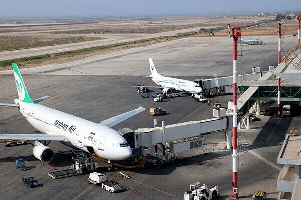 ازسرگیری پروازها در فرودگاه بین‌المللی بندرعباس پس از بهبود شرایط جوی