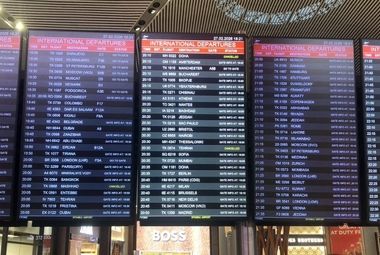 لغو برخی پروازهای امشب استانبول به تهران