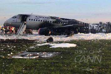 سانحه براى سوپرجت سوخو١٠٠ در فرودگاه شرمیتوف روسیه