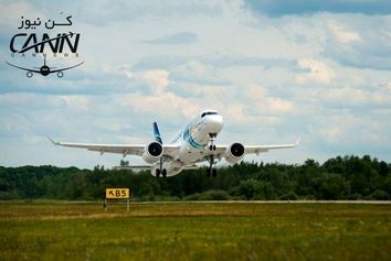 اولین پرواز ایرباس جدید خطوط هواپیمایی مصر