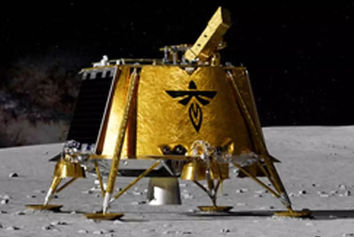 فرود اولین کاوشگر تجاری ایرو اسپیس روی ماه +فیلم