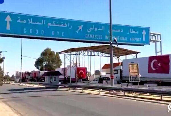 ترکیه بازسازی فرودگاه دمشق را آغاز کرد +فیلم