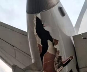 برخورد دو هواپیما بوئینگ و ایرباس در فرودگاه شهر سائوپائولو + عکس