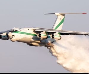 ایلوشین ۷۶ این بار برای اطفای حریق پارک ملی گلستان به پرواز درآمد
