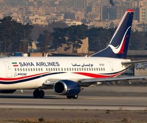 زمین‌گیر شدن بوئینگ ۷۳۷ ساها در فرودگاه شیراز به‌دلیل نقص فنی