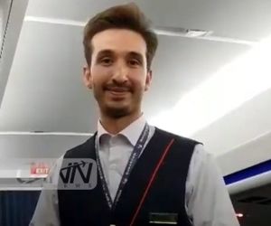 قهرمان دو میدانى آسیا از مهماندارى که جان یک مسافر را نجات داد، گزارش مى دهد