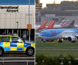 برخورد هواپیمای TUI با ون غذا رسانی در فرودگاه

