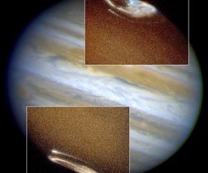 جلوه تماشایی شفق‌های سیاره مشتری