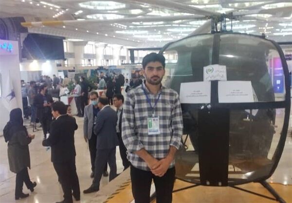 ساخت هلیکوپتر سبک ۲ نفره با موتور پراید توسط نخبه ایرانی!