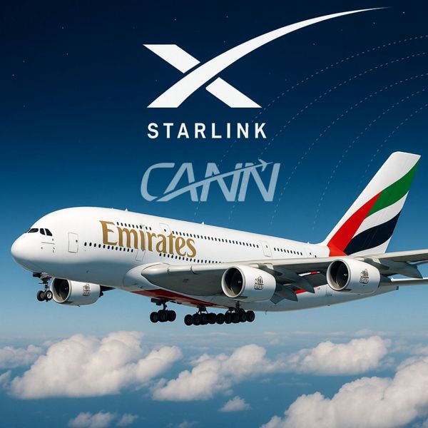 ناوگان ایرباس A380 امارات در آستانه بهره‌گیری از استارلینک ایلان ماسک