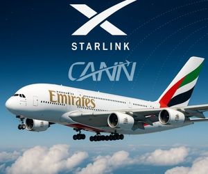 ناوگان ایرباس A380 امارات در آستانه بهره‌گیری از استارلینک ایلان ماسک