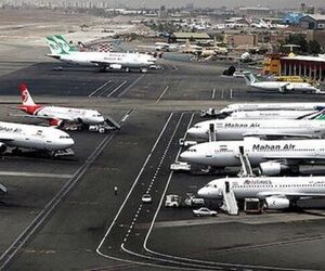 کاهش پروازها در فروردین امسال نسبت به مدت مشابه سال گذشته