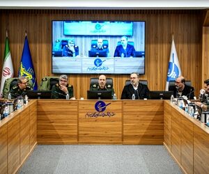 آیین تکریم و معارفه فرمانده یگان حفاظت سپاه فرودگاه پیام برگزار شد
