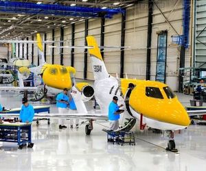 مراحل دیدنی تولید جت خصوصی هوندا، هلیکوپتر رابینسون و ایرباس A-350X WB + فیلم