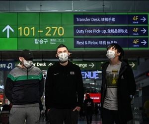 زندگی 5 جوان روس در فرودگاه کره جنوبی 
