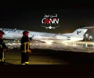 سانحه برای فوکر100 ایران ایر