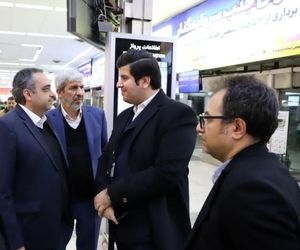 بازدید سرزده‌ خلبان عادل نورعلی مدیرعامل شرکت هواپیمایی کاسپین از فرودگاه مهرآباد +تصاویر