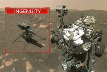 اولین سلفی تاریخی 
دو ربات مریخ‌نورد
