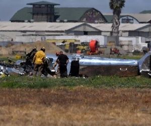 سقوط هواپیمای بازمانده جنگ جهانی در کالیفرنیا