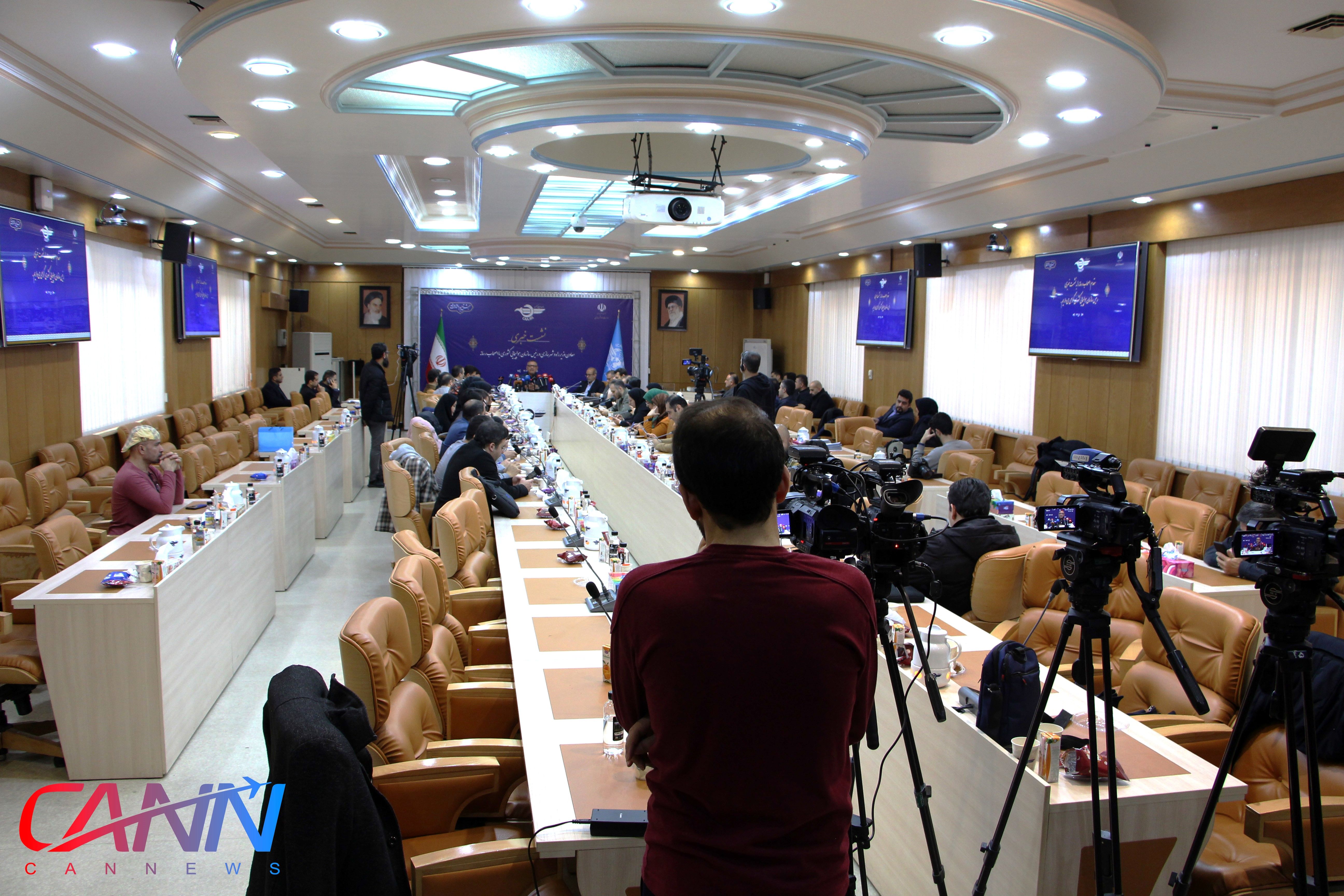 گزارش تصویری از اولین نشست خبری رییس سازمان هواپیمایی کشوری با اصحاب رسانه