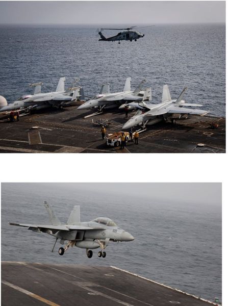 سقوط همزمان جنگنده و بالگرد نیروی دریایی آمریکا در دریای چین جنوبی