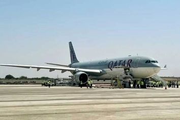 نخستین پرواز هواپیمایی قطر به فرودگاه حلب پس از ۱۳ سال وقفه