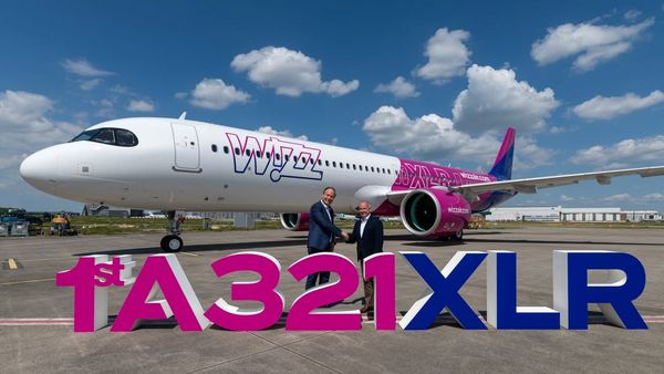 ویزار اولین دریافت‌کننده ایرباس A321XLR در جهان شد


